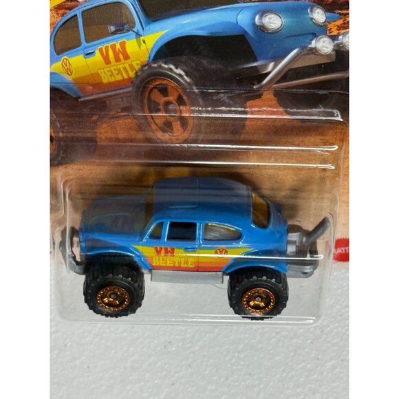 Matchbox 2024 Volkswagen Beetle 4x4 12/125 – Blue Off-Road New on Card - Picture 2 of 5